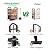 AMAGABELI GARDEN & HOME Firewood Rack with Tools 5-Piece Indoor Fireplace Wood Holders Log Holder Rack Lumber Storage Stacking Stove Wrought Iron Large Logs Fireplace Tools Set Black