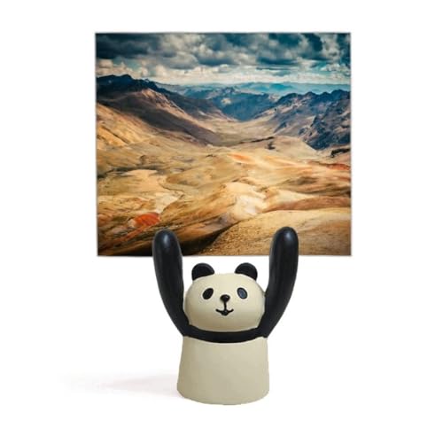 山の砂漠の屋外の雲の空 付箋棚キャラクターパンダ棚飾り