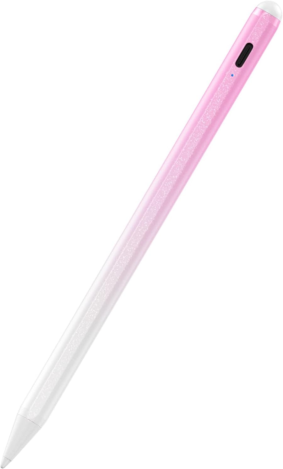 Stylus Pen for iPad 9th&10th Generation-2X Fast Charge Active Pencil Compatible with 2018-2024 Apple iPad Pro 11"/12.9"/M4, iPad Air 3/4/5/M2, iPad 6-10, iPad Mini 5/6 Gen-Gradient White Pink