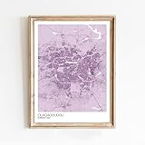 Modern Colored Poster of Ouagadougou Burkina Faso 1 | 11x17 12x18 16x24 24x36 Minimal Unframed Print Wall Art | Minimalism Hometowm City Traveler Gift | Minimalist Home Office Decor