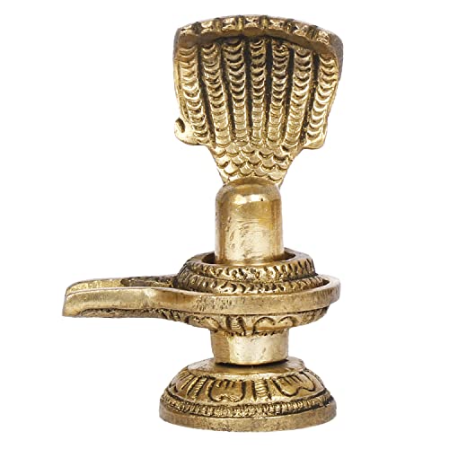 Estatua de Shivling de Latón 3 Pulgadas miniatura 2