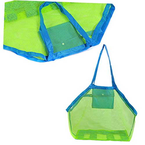 SUPVOX Beach Mesh Bag Toys Storage Bag Large Size Oxford Mesh Boys and Girls Beach Toy Pouch Practical3