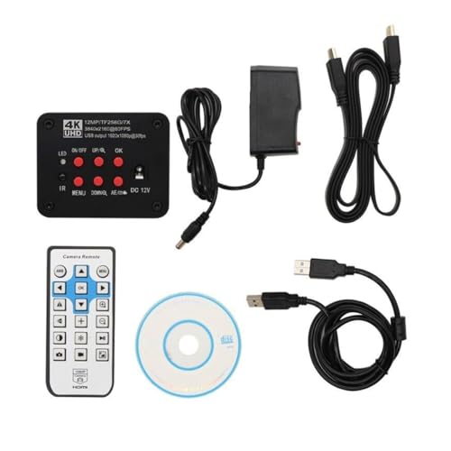 Microscope I_MX117 UHD CMOS 4K 12MP Industrial Video USB HDMI Microscope Camera, Fit for Education Laboratory Scientific Research Inspection