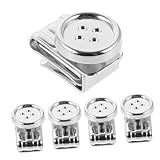 Vielseitiges design zur befestigung an hüten, rucksäcken usw.: das design dieses accessoires ist vielseitig und ermöglicht die einfache befestigung an verschiedenen gegenständen wie hüten, rucksäcken usw., kein nähknopf, hosenträgerknöpfe