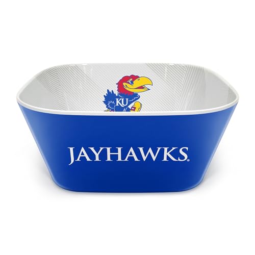 Image of YouTheFan NCAA Kansas Jayhawks Large Party Bowl