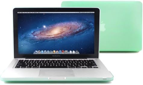 GMYLE Soft-Touch Frosted Hard Case for MacBook Pro 13 inch with CD-ROM (Model: A1278) - Aqua Green