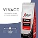Segafredo Zanetti Whole Bean Coffee – Made With Arabica Coffee – Medium Roast, Balanced with Smooth Acidity – Colombian & Brazilian Blend – Vivacious Medium Body – Vivace, 10oz Bag, Pack of 6