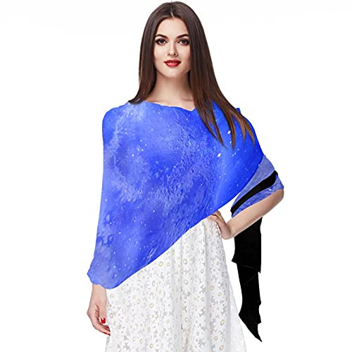 Foulard en mousseline de soie noir fluide et léger pour protection solaire