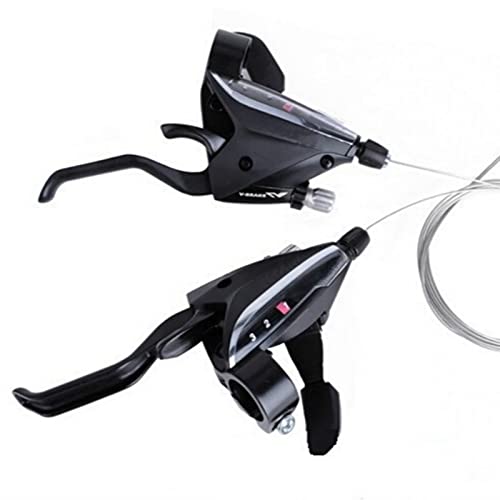 Carduran Ef65 Bicycle Bike Shift/Shifter Brake Lever Mountain Bike Bicycle Aluminum Alloy Single 3/7/8/9 Left Right Speed Trigger Shifter Brake Derailleur 3 Speed Left #TOP7