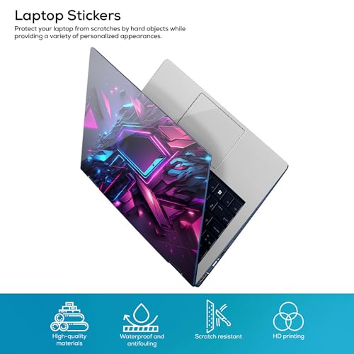 Image of Laptop Skin /Sticker /Cover Bubble-Free| Laminated| Removable| HD Quality Sticker for Laptops Upto 15.6 Inches Compatible with Hp /Dell /Acer /Lenovo /Asus etc.(Pattern-213)