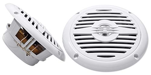 Rockville MS525W 5.25" 400W Marine Boat Speakers 4 Ohm, Waterproof IP56, 2-Way Audio, Anti-UV Build - Image 2