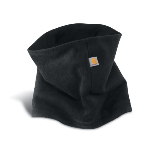 Carhartt Men's Fleece Neck Gaiter, Black, One Size