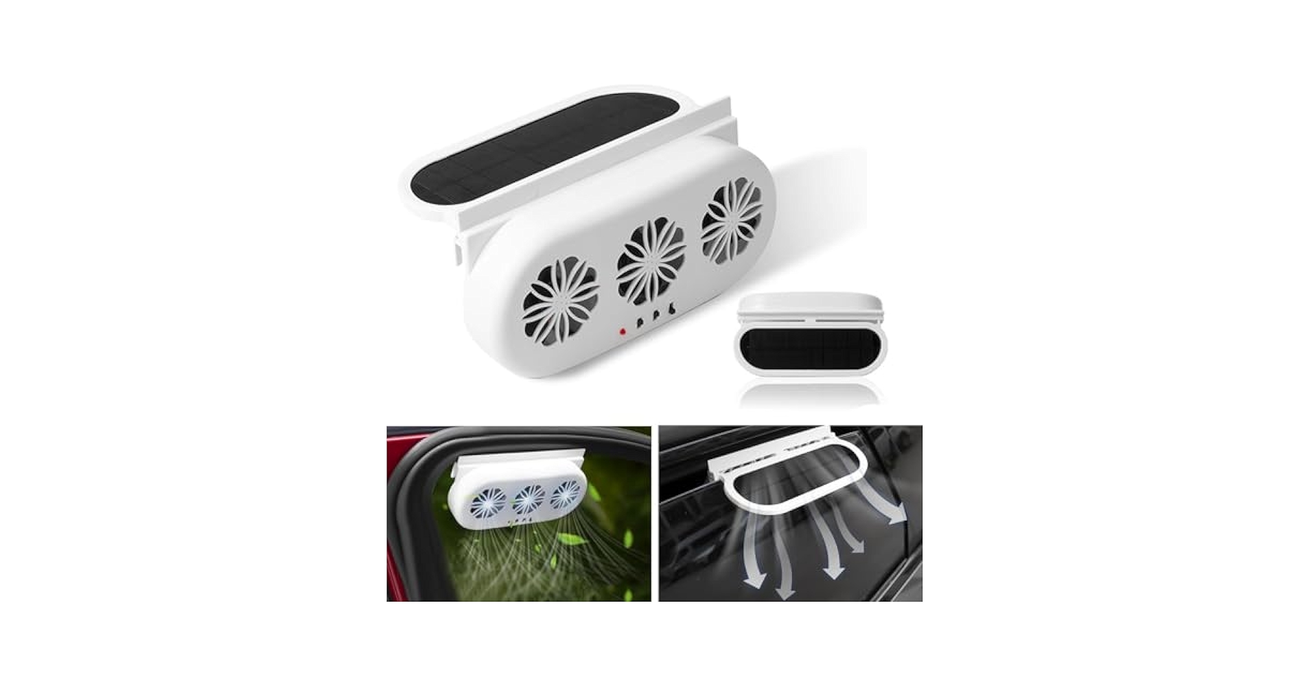 3-in-1 ソーラー排気ファン ホワイトポンさん専用 Amazon.co.jp: ソーラーファン 排気ファン ソーラーパネル排気