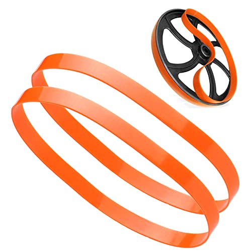 Upgrade Band Saw Urethane Tires - 14' x 1' x .095' (2 Pack) Compatible with Jet, Grizzly, and Powermatic Band Saws