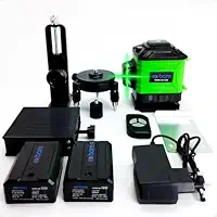 Nivel Laser 12 Linhas 3d 2 Baterias + Maleta Tripe Nivio Laze Profissional
