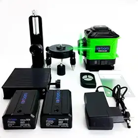 Nivel Laser 12 Linhas 3d 2 Baterias + Maleta Tripe Nivio Laze Profissional