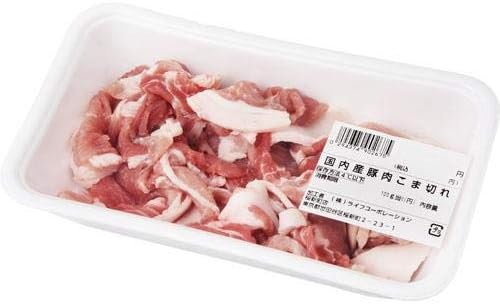 Amazon 量り売り商品 国内産 豚肉こま切れ 加熱用 約190g 161g 218g ライフコーポレーション 豚肉 通販