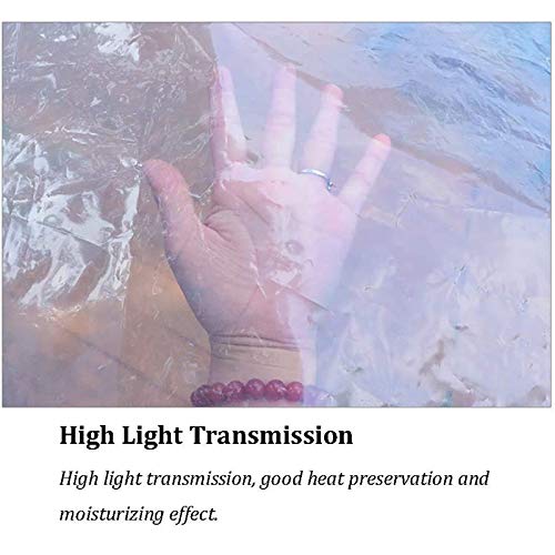 Lonas transparentes impermeables de 1x1m con ojales muy resistentes 5