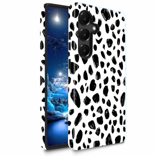 Bxgolkgd TPU+PC Phone Case for Galaxy S26 5G 6.3",Dual Layer Shockproof Protective Cover,Anti-Fall Rugged Shell for Men Women,Abstract Art