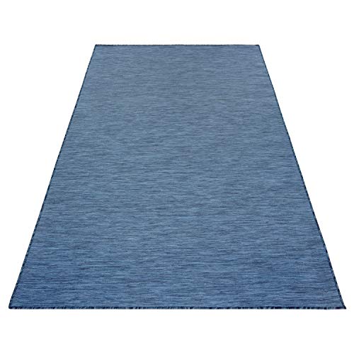 Fabelia Stockholm - Alfombra de sisal, Azul, 160 x 230 cm