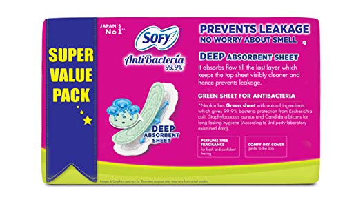 Sofy Anti Bacteria Extra Long Sanitary Pads (Pack of 54 Pads) - Image 2