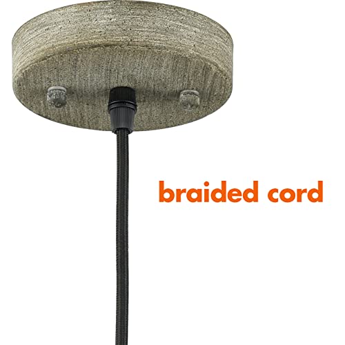 Claxy Farmhouse Pendant Light For Kitchen Island Antique Grey Mini Hanging Pendant Lighting For Bedroom Kitchen Loft Bar #TOP4