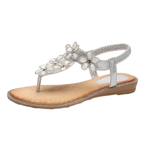 Chaussures confortables élégantes avec strass pour marche décontractée