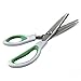 BlueSnail Stainless Steel Pinking Shears Comfort Grip Handled Professional Fabric Crafts Dressmaking Zig Zag Cut Scissors Sewing Scissors(Green)