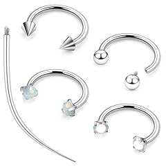 Clear CZ & White Opal