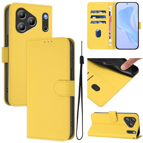 �X�}�z�P�[�X �Ή��@�� for Blackview Wave 7C �X�}�z�P�[�X�y�J�[�h�z���_�[�E�E�H���b�g�E�}�O�l�b�g�o�b�N���E�t���b�v�E�X�^���h�@�\�t���zYellow