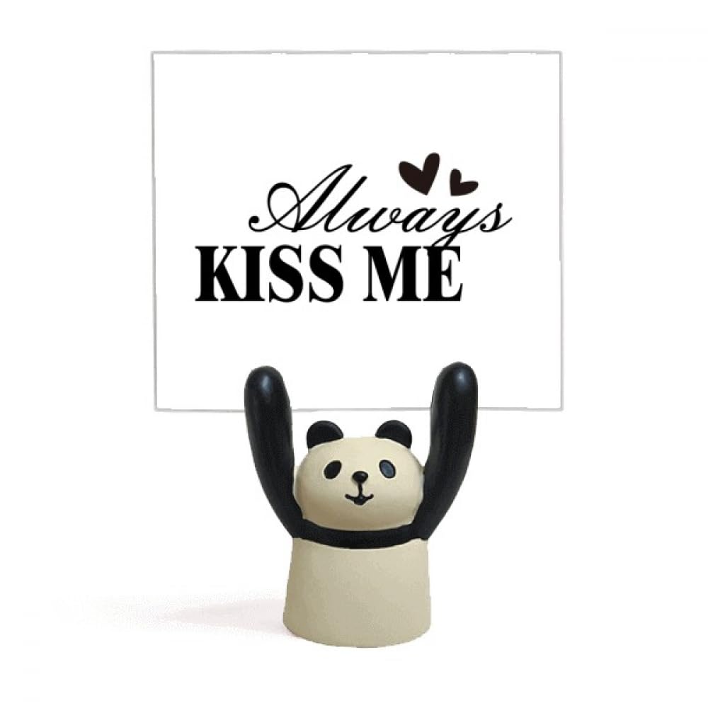 Porte-mémo citation panda support de note créatif style Art déco - 4