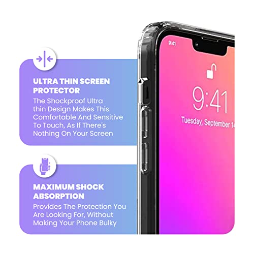 Oovial [Full Protection] Iphone 13 Pro Max Clear Case Bundle With 1 Tempered Glass Screen Protector, 1 Camera Lens Protector And 2 Pack Cleaning Kits [Anti-Yellowing Technology Military Grade Protection] 6.7 Inch #TOP4