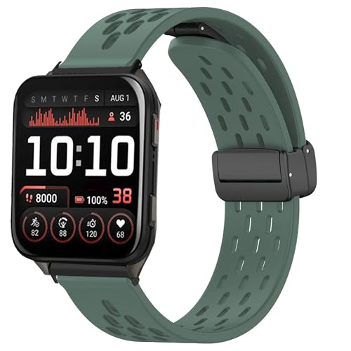 Bracelet respirant Garmin Venu X1 en silicone souple anti-transpiration avec attaches rapides