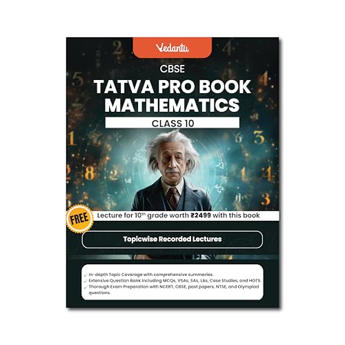 Vedantu Tatva Pro CBSE Class 10 Question Bank Mathematics Books |...