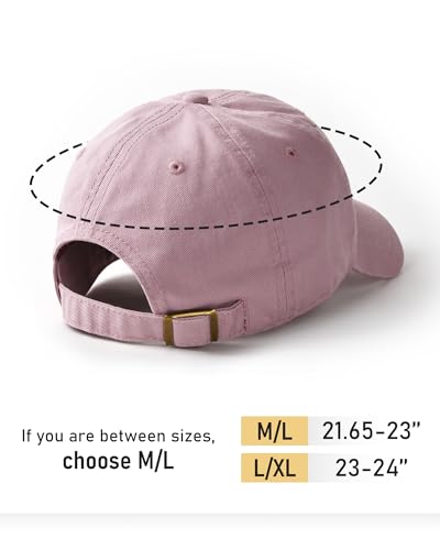 Image of FURTALK Unisex Vintage Washed Unstructured Baseball Cap Washed Cotton Adjustable Dad Hat