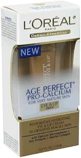 L'Oreal Age Perfect Pro-Calcium Eye and Lip Cream for Very Mature Skin, 0.5-Ounce Tube