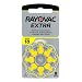 Produktbild Rayovac Extra 10, 8 Stück, Hörgerätebatterien, hohe Leistung, Zink-Luft-Batterien, 1 Blisterkarte, gelb - 10AUX-8XEMF