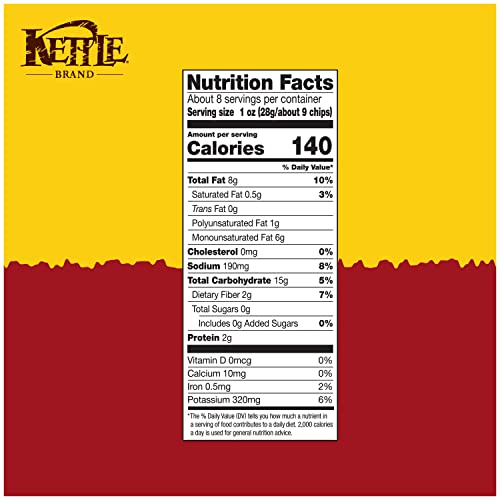 Image of Kettle Brand Potato Chips Krinkle Cut Habanero Lime, 8.5 Oz