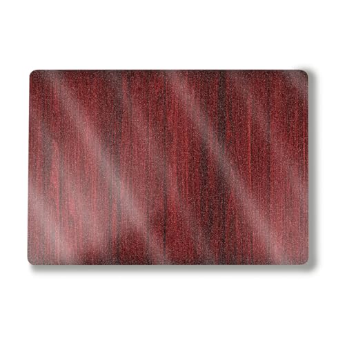 Glossy Glitter Laptop Skin Compatible with Surface Laptop 7 15" (2024) - Cherry Grain - Premium 3M Vinyl Protective Wrap Decal Cover - Easy to Apply | Crafted in The USA by MightySkins