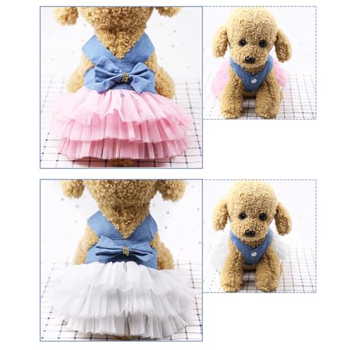 Vestido para cães, roupas para animais de estimação, fantasia, tutu, tutu, para cães, vestido multif