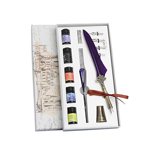 Conjunto de Canetas de Penas para Caligrafia