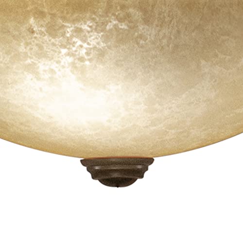 Vaxcel Yosemite 2L Led Bronze Rustic Tree Semi Flush Ceiling Light Or Fan Light Kit #TOP3