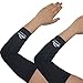 Copper Nylon Compression Fit Support Recovery Elbow Brace Sleeve 2-pc set (L)