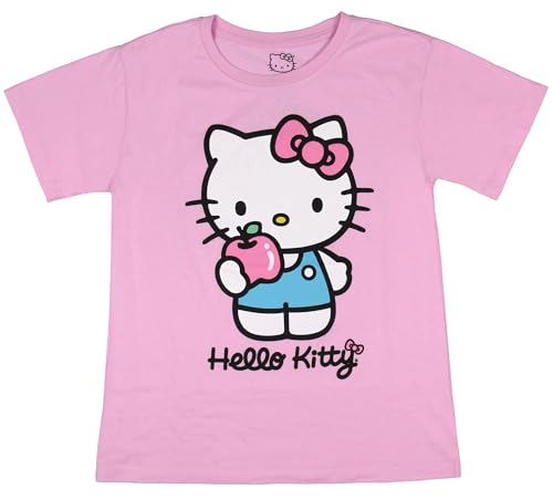 Image of Sanrio Girls' Hello Kitty Pink Short Sleeve Kids Graphic T-Shirt Tee