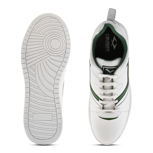 Image of Cruiser Men's Sneakers | Cushioned Insole Comfortable Shoes | Trendy & Stylish Modern Sneakers | Durable TPR Sole Casual Walking Footwear (2671)