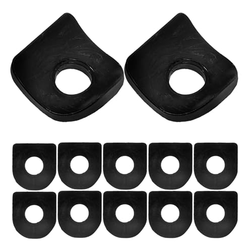 Lurrose Bike Seat Tube Clip Gasket, Riding Seatpost Clamp Gasket, Rubber, 12pcs, High Durability, Replacement for Mountain and Road Bikes