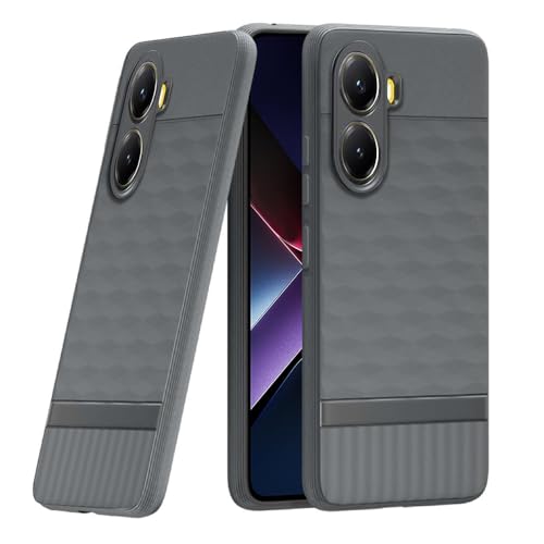 Image of Shockproof Case for Poco X7 Pro 5G | Full Camera Protection | TPU Flexible Back Cover for Poco X7 Pro 5G (Graphite Grey)
