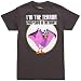 Darkwing Duck I'm The Terror Adult T-Shirt - Charcoal (Large)