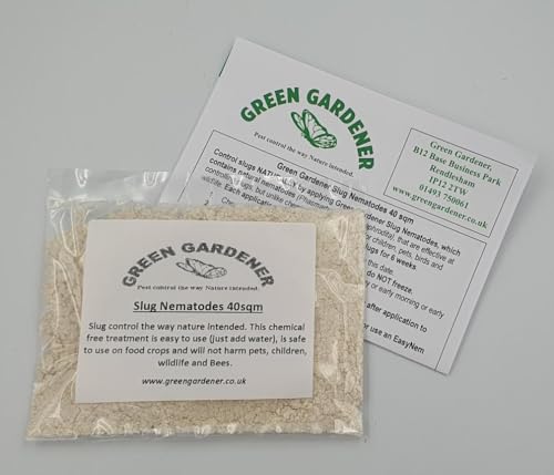 Green Gardener Slug Nematodes 40 sqm - Nemaslug Slug Killer Alternative