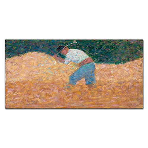 Tableau 120x60cm Impression d'Intérieur de Seurat Décoration Murale